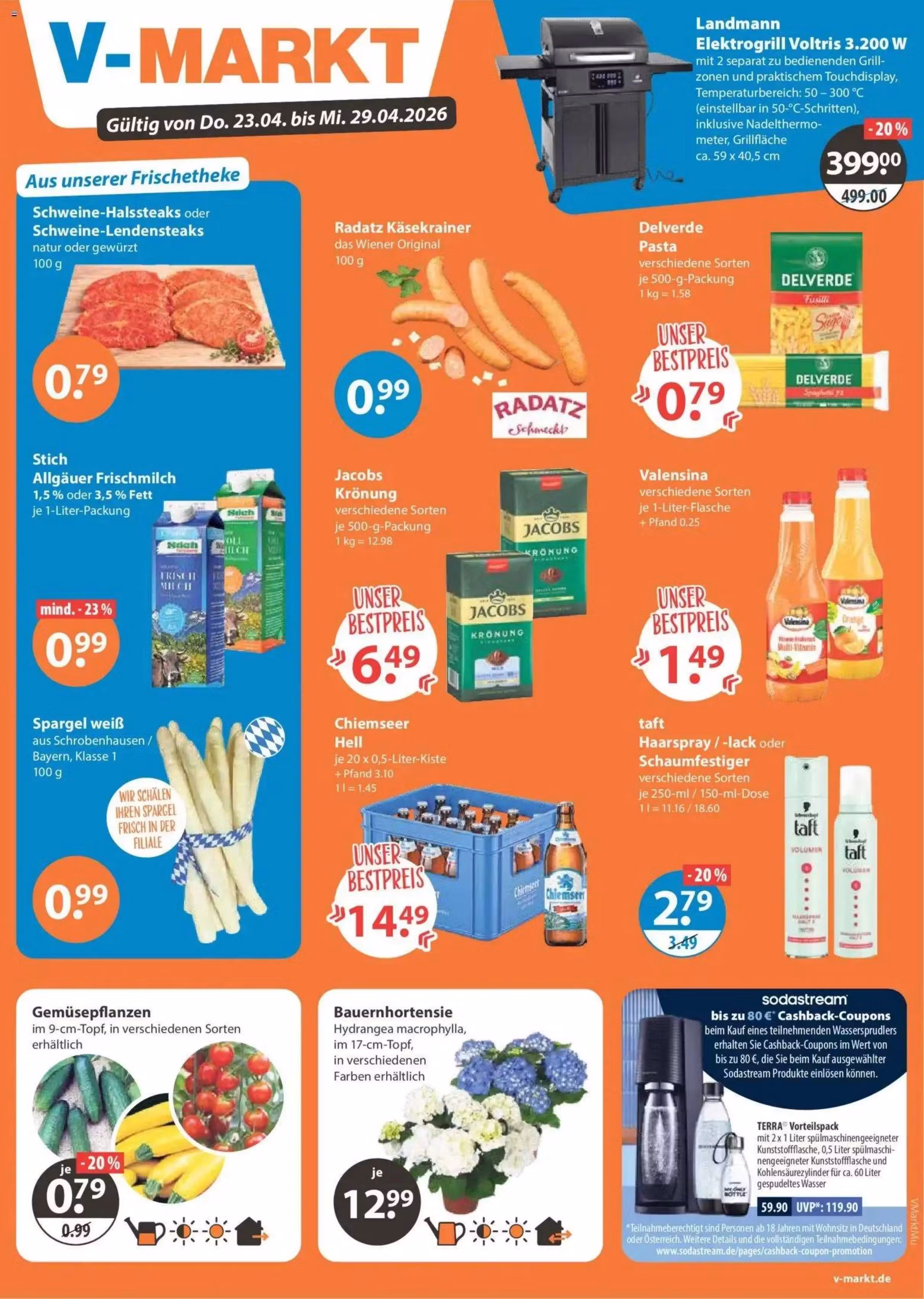 Brochure preview: Mix Markt Fleisch promotions leaflet (Valid from 2026-04-23 to 2026-04-29)
