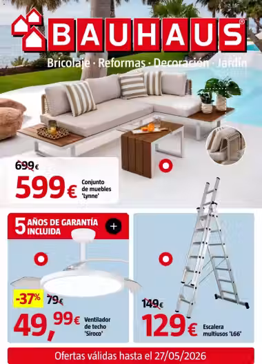 Leidinio virselis: Bauhaus akcijų leidinys Nr. 2 (Galioja nuo 2026-04-23 iki 2026-05-27)