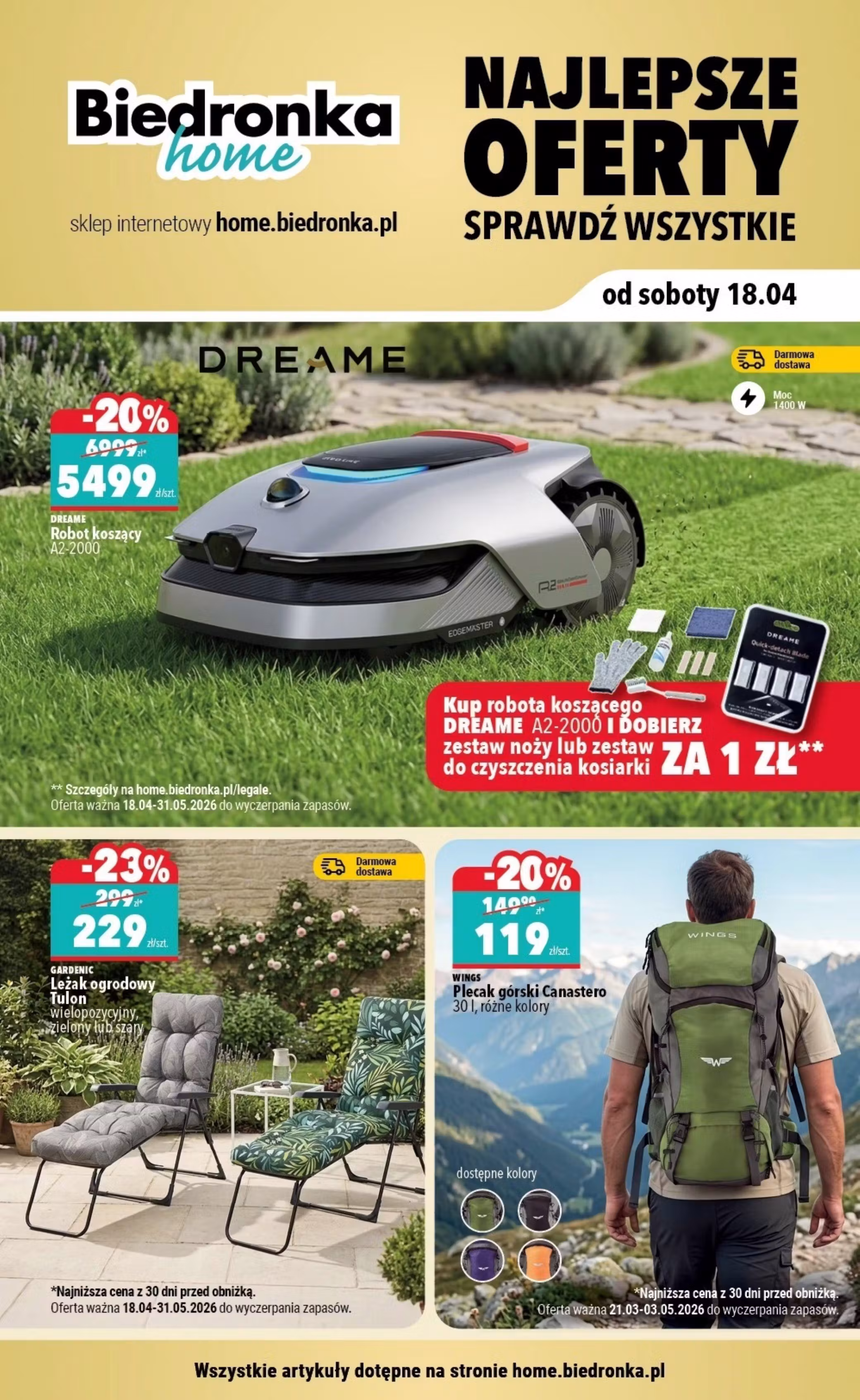 Leidinio perziura: Biedronka akcijų leidinys (Galioja nuo 2026-04-18 iki 2026-05-31)