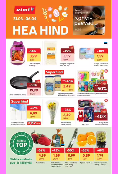 Rimi akcijų leidinys (Galioja nuo 03-31 iki 04-06)