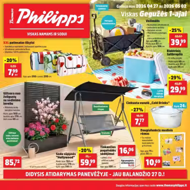 Leidinio virselis: Thomas Philipps akcijų leidinys Nr. 2 (Galioja nuo 2026-04-27 iki 2026-05-02)