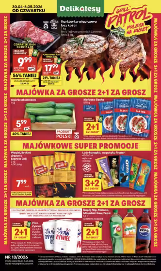 Okladka gazetki: Delikatesy Centrum gazetka promocyjna (Ważne od 2026-04-30 do 2026-05-06)